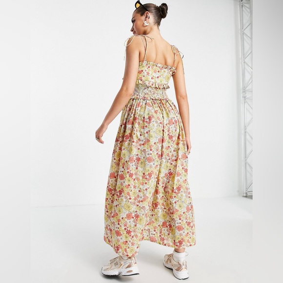 ASOS DESIGN cami knot front midi sundress - Picture 9 of 9